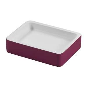  Gedy 7911 53 Rectangle Ruby Red Soap Holder 7911 53
