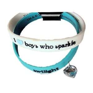  Twilight I Love Boys Who Sparkle Rubber Bracelets: Toys 