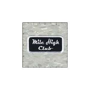  Mile High Club Name Tag iron On Patch: Everything Else