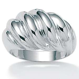  PalmBeach Jewelry Sterling Silver Dome Ring Jewelry