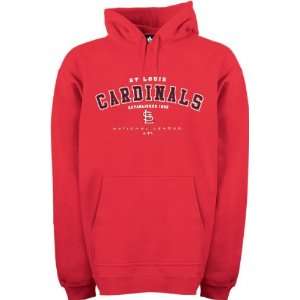  St. Louis Cardinals Red Ambush Hooded Sweatshirt: Sports 