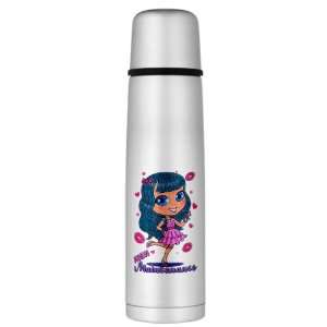  Large Thermos Bottle High Maintenance Girl with Kisses 