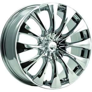 Pacer Silhouette 18x7.5 Chrome Wheel / Rim 4x100 & 4x4.25 with a 42mm 
