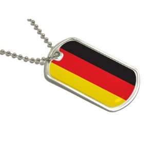  Germany Flag   Military Dog Tag Keychain: Automotive