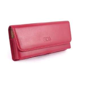  Sena Cases 2401061 Red Leather Motorola Slvr Lateral Pouch 