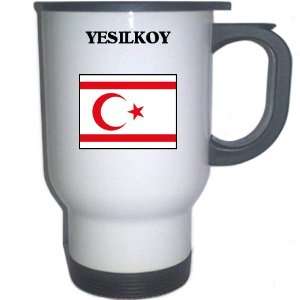  Northern Cyprus   YESILKOY White Stainless Steel Mug 