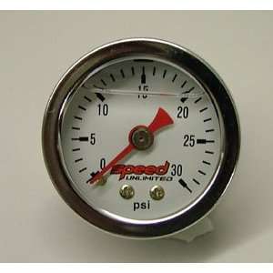    Speed 101L 1 1/2 0 30 PSI Fuel Pressure Gauge Liquid: Automotive