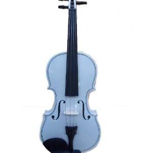  Cool2day PURE WHITE QUALITY SIZE 4/4 Powerful Sound violin 
