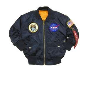  Youth NASA MA 1 Flight Jacket: Sports & Outdoors