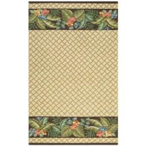  South Pacific Rug 8 Round Brown: Home & Kitchen