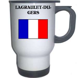  France   LAGRAULET DU GERS White Stainless Steel Mug 