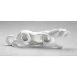  Cyan Lighting 04210 Panther Sculpture, White Finish: Home 