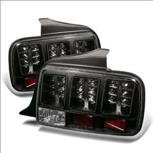   Spyder LED Euro / Altezza Tail Lights 05 09 Ford Mustang: Automotive
