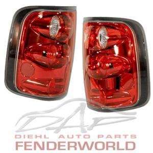  FORD F150 04 05 06 07 RED CHROME EURO/JDM TAIL LIGHTS 