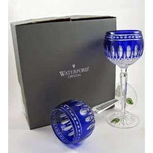   pair WATERFORD crystal CLARENDON HOCK M 973.595.0892 