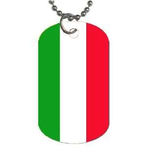  Italy Flag Dog Tag 