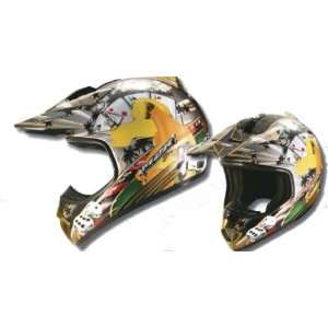  M2R Helmet PLAYA X2.5 Gold (LARGE, Gold): Automotive