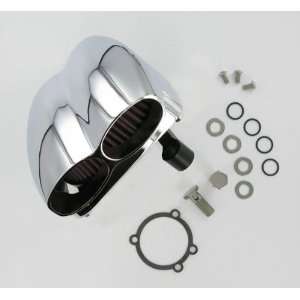 Cycle Visions Mo Flow Billet Air Cleaner   Chrome CV 9002 