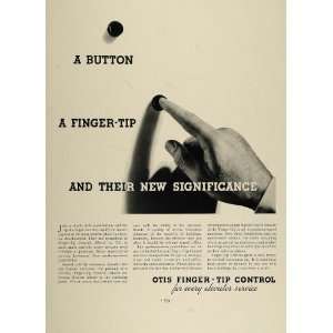   Company Push button Finger Tip   Original Print Ad: Home & Kitchen