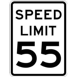  55 MPH SPEED LIMIT Signs   18x24: Home Improvement