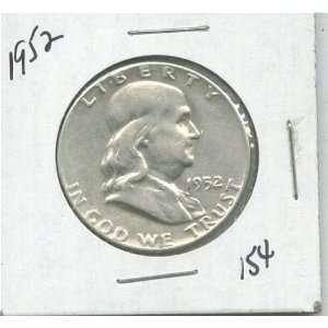  1952   Franklin Half Dollar in a 2x2 Holder: Sports 