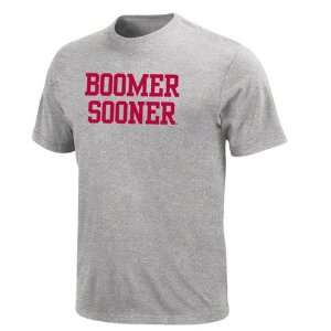    Oklahoma Sooners Grey Full Blitz T Shirt: Sports & Outdoors