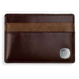  Leather Money Clip and Card Case Combo in Dark Chocolate and Milk 
