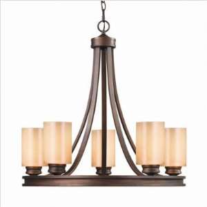 Golden Lighting   1051 5 SBZ   Hidalgo Five Light Chandelier in 