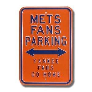  New York Mets Yankees Go Home Parking Sign: Sports 