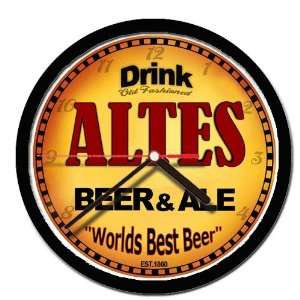  ALTES beer and ale wall clock: Everything Else