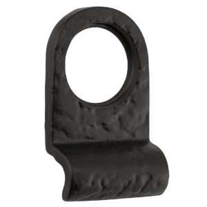 Hand Forged Iron Cylinder Pull   Black Powder Coat: Home 