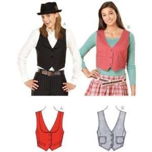  Kwik Sew Misses Cropped Vests Pattern By The Each: Arts 