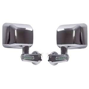 Rugged Ridge 11010.16 Chrome Driver Side View Mirror Kit with LED Turn 