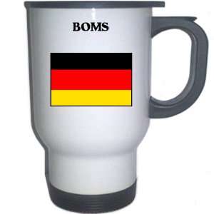  Germany   BOMS White Stainless Steel Mug Everything 