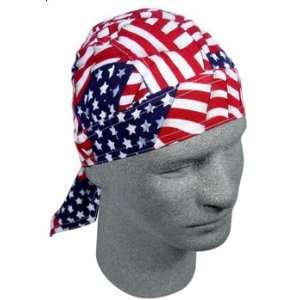   American Flag Skullcaps Headwraps Durags   (2 Pack): Everything Else