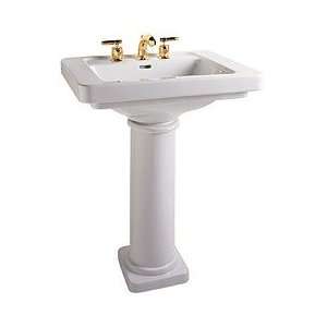   Bathroom Sink Pedestal by Rohl   1445 1883 in White: Home Improvement