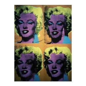 Andy Warhol   Four Marilyns, C.1962:  Home & Kitchen