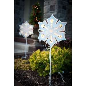  Village Lighting Snowflake Ornamate Stake