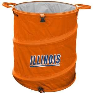   Illinois Fighting Illini NCAA Collapsible Trash Can 