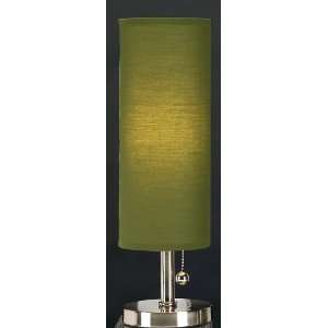   table lamp dark Green COTTON shade measures 16H: Home Improvement