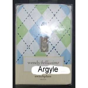  Wendy Bellissimo Argyle Switchplate Baby