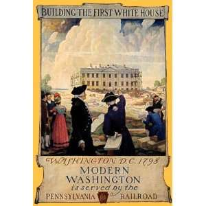  BUILDING THE FIRST WHITE HOUSE WASHINGTON 1798 