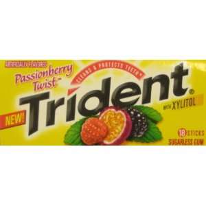 Trident Passionberry Twist Chewing Gum: Grocery & Gourmet Food