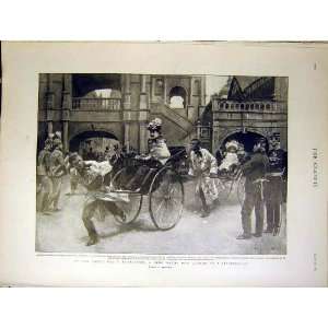  EarlS Court London Jinrickshaw Exhibition Print 1898 