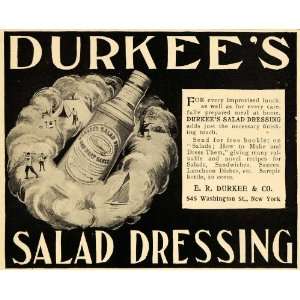  1899 Ad E R Durkee & Company Salad Dressing Meat Sauce 