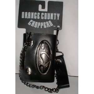  ORANGE COUNTY CHOPPERS LEATHER WALLET WITH CHAIN 