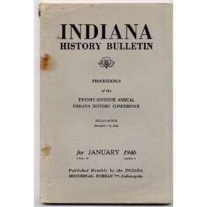   History Bulletin January 1946 27th Annual Conference 