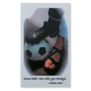 Pewter Girls Soccer Prayer Cardedset Pewter Pendants & Gifts Pewter 