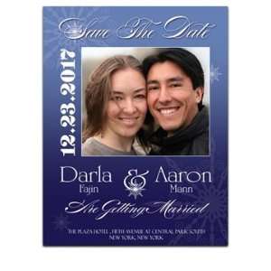  80 Save the Date Cards   Twilight Snow: Office Products