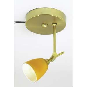 Eurofase Lighting M 1KR 85 Satin Nickel / Amber Krypton Contemporary 